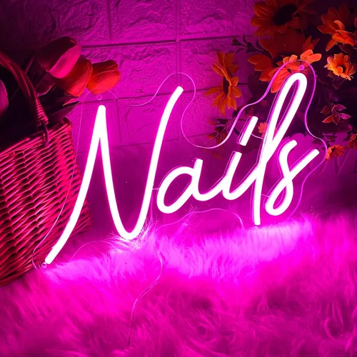 Vista 8 de Gig'em Aggies - Letrero de neón LED rosa para decoración de pared, funciona con USB, para concierto, dormitorio de niñas, decoración de habitación