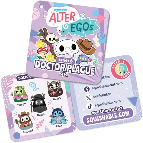 Vista 7 de Squishable / Alter Egos Serie 6: Plague Doctor Ninfa Peluche