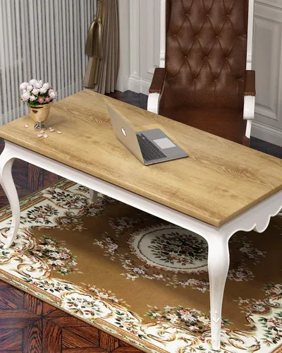 Vista 3 de FunStick Papel de contacto de madera marrón grueso, papel tapiz de madera para despegar y pegar, papel tapiz de madera rústica con grano de madera