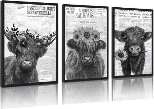 Vista 15 de 3 piezas modernas de lienzo de león de animales salvajes, pinturas de retratos de familia de leones, decoración de pared, obras de arte de sala
