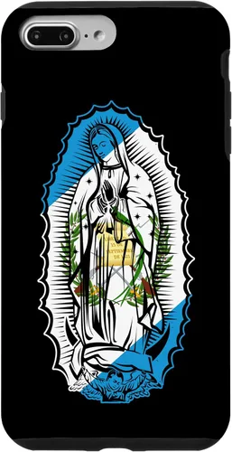 Vista 12 de Funda para iPhone 16 Virgen de Guadalupe con bandera de Guatemala