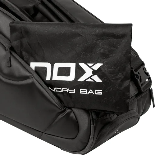 Vista 7 de NOX Padel Bag PRO SERIES Thermal ThermoTech Compartment Large Capacity for 5 Rackets & Ventilated Shoe Pocket Ergonomic Design with Backpack