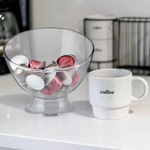 Vista 7 de MOLIGOU Recipiente para cápsulas de café, contenedor de cápsulas de café, organizador de almacenamiento de cápsulas de café para encimera de cocina