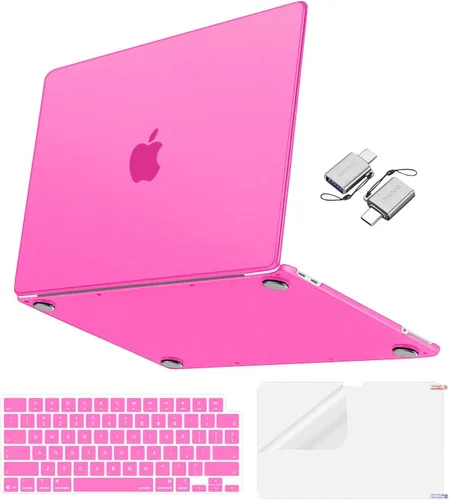 Vista 18 de MOSISO Compatible con MacBook Neo Case 13 pulgadas 2026 A3404 A18 Pro Chip Índigo transparente