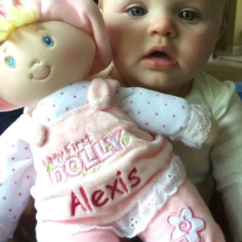 Vista 5 de DIBSIES Personalizada Mi Primera Muñeca - 13 pulgadas (Rubia)