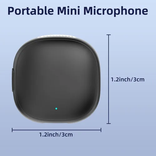 Vista 7 de NPTCL Mini Micrófono Lavalier Inalámbrico USB C para iPhone 17/16/15, Android Ai Noise Cancelling Clip on Lapel Mic, 35 Hour Charging Case, 328Ft