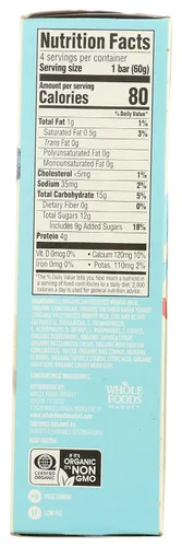 Vista 2 de 365 by Whole Foods Market, Frozen Yogurt Greek Blueberry Organic, 2.5 onzas líquidas, 4 unidades (paquete de 1)