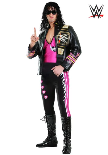 Vista 2 de Disfraz de Bret Hart WWE para hombre Multicolor