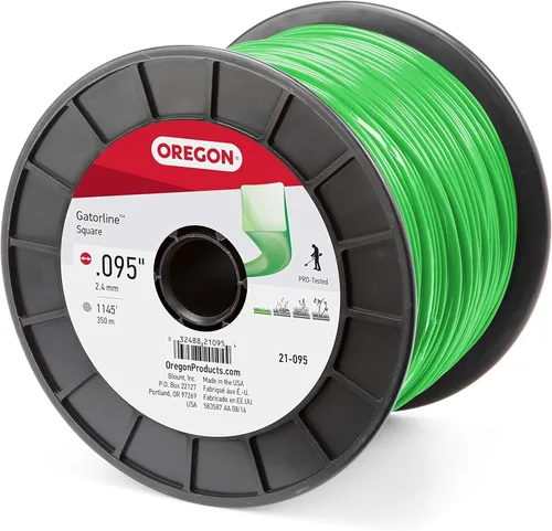 Vista 9 de Oregon Línea de recortadora cuadrada Gatorline 21-895 .095 pulgadas por 681 pies Professional Square Weed Wacker String for Gas and Electric Grass