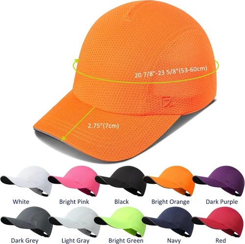 Vista 6 de GADIEMKENSD Gorra de correr para mujer Race Day - Excelente ventilación, ligera, reflectante de seguridad