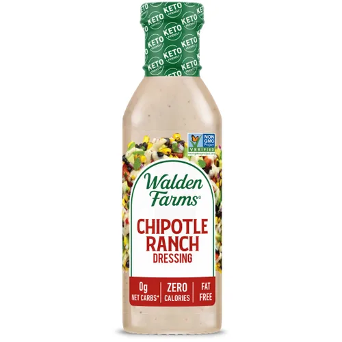 Vista 37 de Walden Farms Vinagreta balsámica de pera y blanca, sin calorías, sin gluten, baja en carbohidratos, apta para dieta cetogénica, vegana, sin azúcar