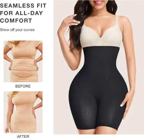 Vista 5 de Lover-Beauty Butt Lifting Shapewear Removable Straps Open Bust Tummy Control Body Shaper