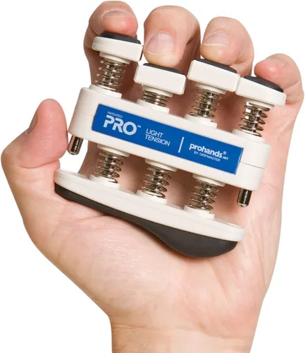 Vista 3 de Prohands PRO Ejercicio de Mano, Ejercitador de Dedos (Fortalecedor de Agarre de Mano), con Resorte, Sistema de Pistón de Dedos, Aislamiento
