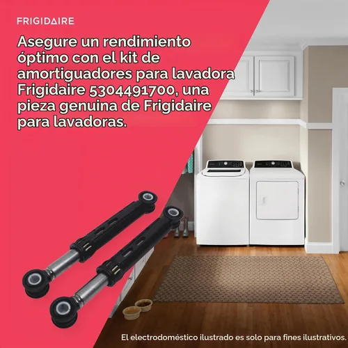 Vista 4 de Frigidaire 5304491700 - Kit de amortiguador para lavadoras