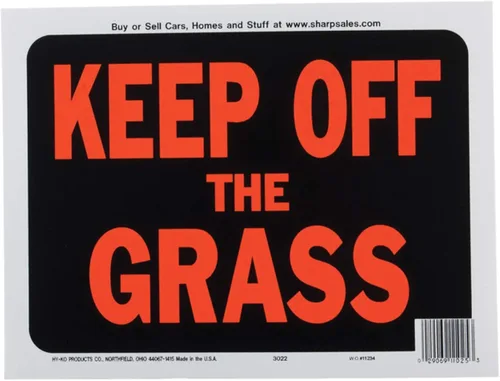 Vista 14 de HY-KO Products 3016 Private Property-Keep Out - Letrero de plástico, 9 "x 12", naranja/negro