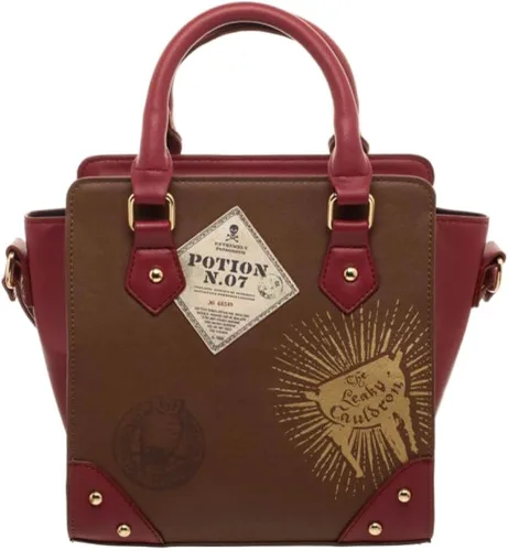 Vista 4 de Harry Potter 9 34 Deluxe Mini Brief Bolso Bolso Satchel, Marrón