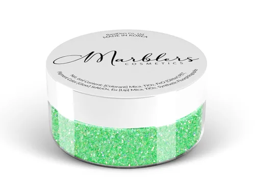 Vista 194 de MARBLERS Polvo de mica natural grueso [perla azul acero] 0.11 onzas (0.11 oz) altamente pigmentado no tóxico, vegano, libre de crueldad animal