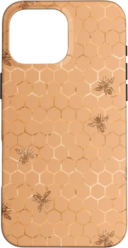 Vista 19 de Honey Comb Honey Bee Pretty Garden - Carcasa para iPhone 17