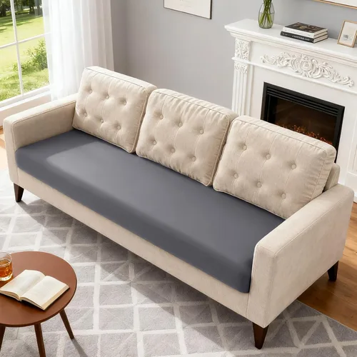 Vista 36 de TAOCOCO Fundas de Cojines de Sofá Elásticas Fundas de Asiento de Silla para Sillón, Fundas de Asiento de Sofá de 1 Pieza Protector de Muebles Suave
