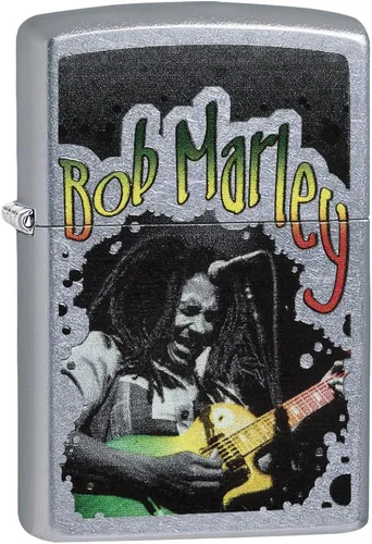 Vista 9 de Zippo Bob Marley Encendedores Azul real mate