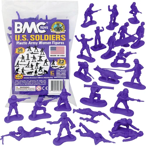 Vista 12 de BMC - Figuras de plástico para mujer, 36 unidades, color azul, fabricadas en Estados Unidos