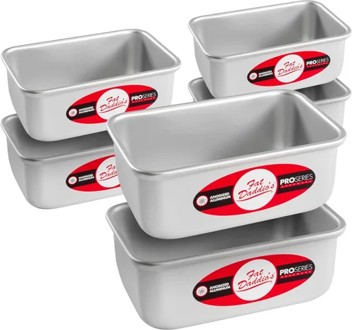 Vista 12 de Fat Daddio's BP-5639 Molde para Pan de Aluminio Anodizado, 4.875 x 2.75 x 2 pulgadas