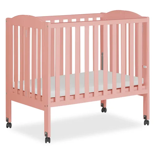 Vista 12 de Dream On Me Mini cuna portátil 2 en 1, cuna de bebé de tamaño no matrimonial para espacios pequeños, 2 alturas de colchón, diseño compacto de viaje