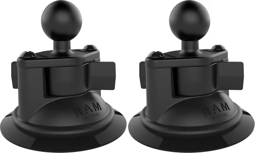 Vista 3 de RAM MOUNTS Base de ventosa Twist-Lock con bola de tamaño B de 1 pulgada para tablero