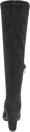 Vista 3 de DREAM PAIRS - Botas altas de tacón grueso para mujer largo por encima de la rodilla