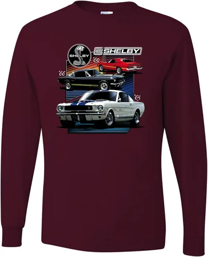 Vista 14 de Shelby '65 '66 '69 Powered by Ford Motors - Mangas largas oficiales para hombre