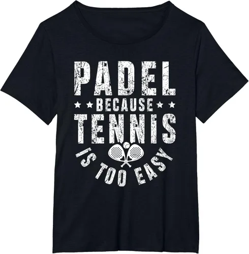 Vista 29 de Padel, Because Tennis is Too Easy - Camiseta de Padel Player