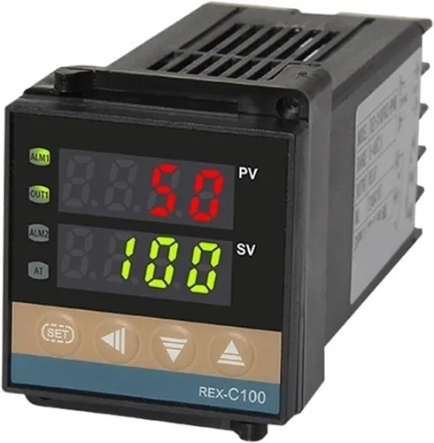 Vista 2 de 1pcs Mutil-Input Economical PID Digital Fahrenheit or Celsius Temperature Controller RKC REX-C100(Relay Output)