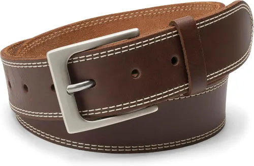 Vista 13 de Hide & Drink, Cinturón de cuero de grano completo de doble hilera para hombre, estilo occidental, accesorio casual de vaquero, hecho a mano