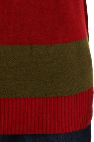 Vista 6 de Nightmare on Elm Street Freddy Krueger - Suéter a rayas, suéter feo de personaje de película de terror de Halloween