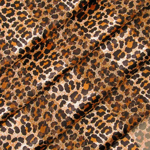 Vista 5 de Evening Elegance Bufandas largas de gasa de satén sedoso con estampado animal, varios estilos