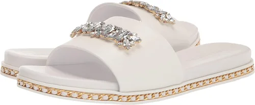 Vista 7 de Karl Lagerfeld Paris Sandalias Bijou Fashion Slide para mujer