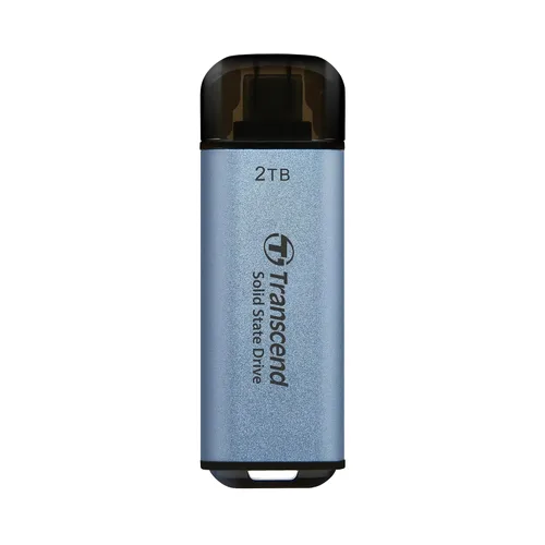 Vista 12 de Transcend ESD310 SSD externo de 2 TB, hasta 1,050 MB/s, unidad USB dual para iPhone17,16,15, iPad y Mac/Tesla/Steam Deck/ROG Ally/MSI Rosa