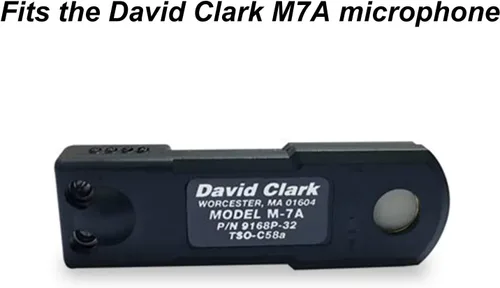 Vista 5 de LEFXMOPHY Funda para micrófono David Clark M7A, M-4 / M-7 / H10 / H20 /DC PRO-X2 / PRO-2 / DC ONE-X ENC Auriculares de aviación de repuesto