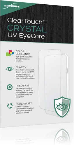 Vista 2 de BoxWave Screen Protector Compatible with Depstech Dual Lens Video Endoscope (4.5 in) - ClearTouch Crystal Anti-UV EyeCare (2-Pack), Filters Out