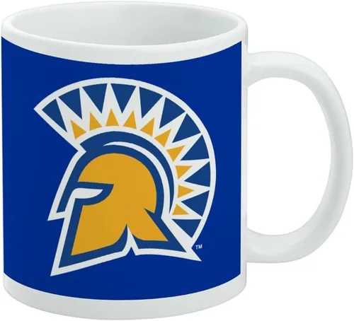 Vista 127 de Taza de cerámica con el logotipo principal de la Universidad Rider, taza de regalo novedosa para café, té y bebidas calientes, 11oz, blanca