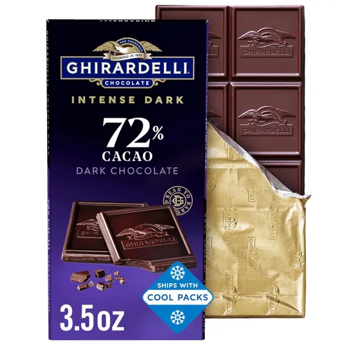 Vista 11 de GHIRARDELLI Barra de chocolate negro intenso, sal marina 60% cacao, barra de 3.5 onzas