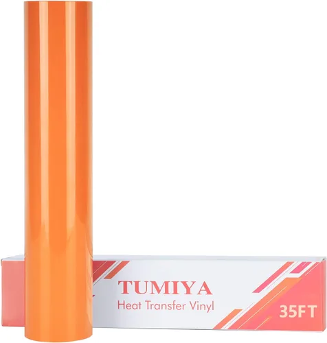 Vista 53 de TUMIYA - Rollo de vinilo para transferencia de calor (100.1 x 14.8 ft, vinilo adhesivo brillante HTV (rosa)