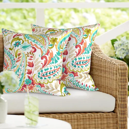 Vista 80 de DYTXIII Paquete de 2 almohadas lumbares impermeables para exteriores con rellenos, 12 x 20 pulgadas, almohada decorativa rectangular para patio