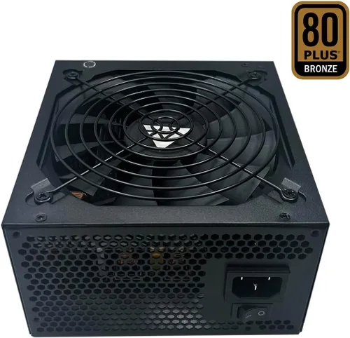 Vista 3 de Apevia ATX-JP600W Jupiter 600W 80 Plus Bronze Certified Active PFC ATX Fuente de alimentación para juegos, compatible con CPU de doble