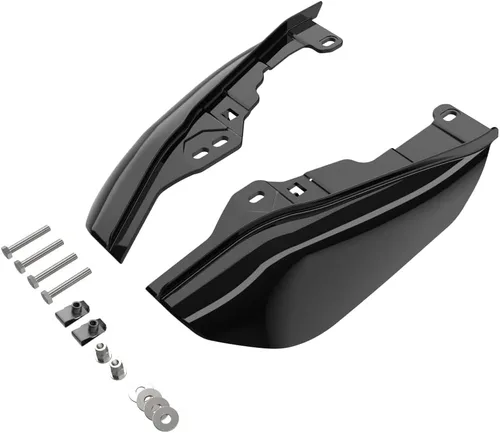 Vista 120 de Advanblack Deflectores de aire Road Glide de marco medio 2024 compatibles con Harley Touring Street Glide, Road King, Electra Glide, 2009-2025