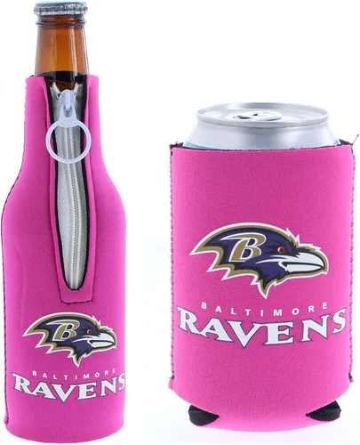 Vista 14 de Soporte aislante para latas y botellas de fútbol americano enfriador de bebidas Huggie (Nueva Orleans (Saints) - Negro) Nueva Orleans (Santos)