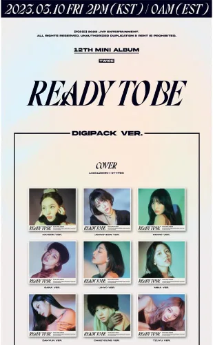 Vista 2 de TWICE - LISTO PARA SER 12º Mini álbum Digipack Ver. (DAHYUN)