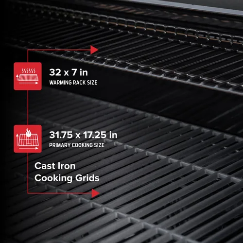 Vista 4 de Nexgrill Parrilla de Gas Propano Deluxe de 5 Quemadores con Mesa Lateral y Quemador Lateral de Sellado de Cerámica, 771 pulgadas cuadradas, 75000