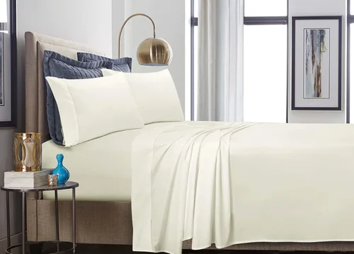 Vista 2 de Tribeca Living Par de almohadas de algodón percal de 500 hilos, estándar, gris