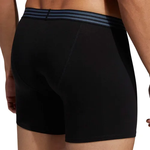 Vista 8 de adidas Calzoncillos tipo bóxer de algodón elástico para hombre, paquete de 4